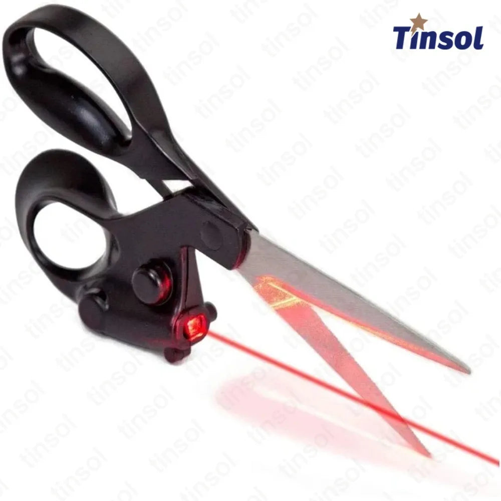 Laser Guided Scissors Stainless Steel Precision Shears 26x15cm