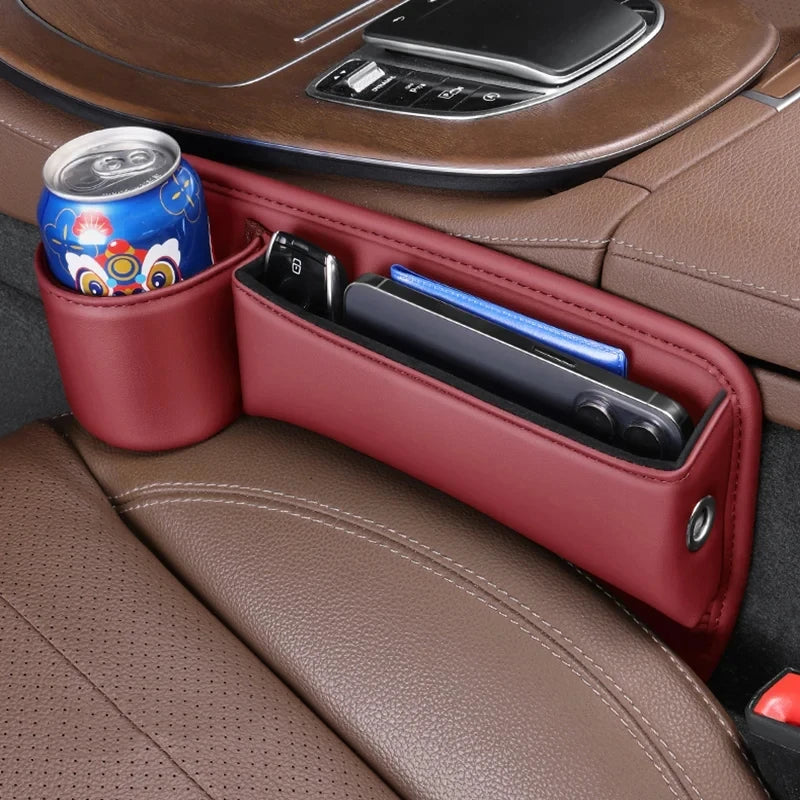 Car Seat Gap Organizer Storage Box Universal Pocket Phone Holder 30x20cm