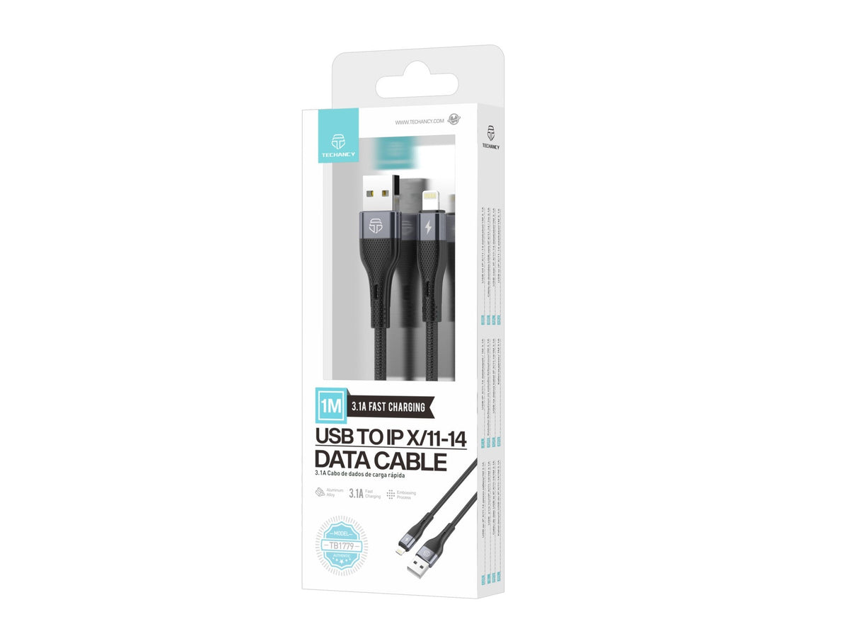 Cabo De Dados Usb Lightning Preto