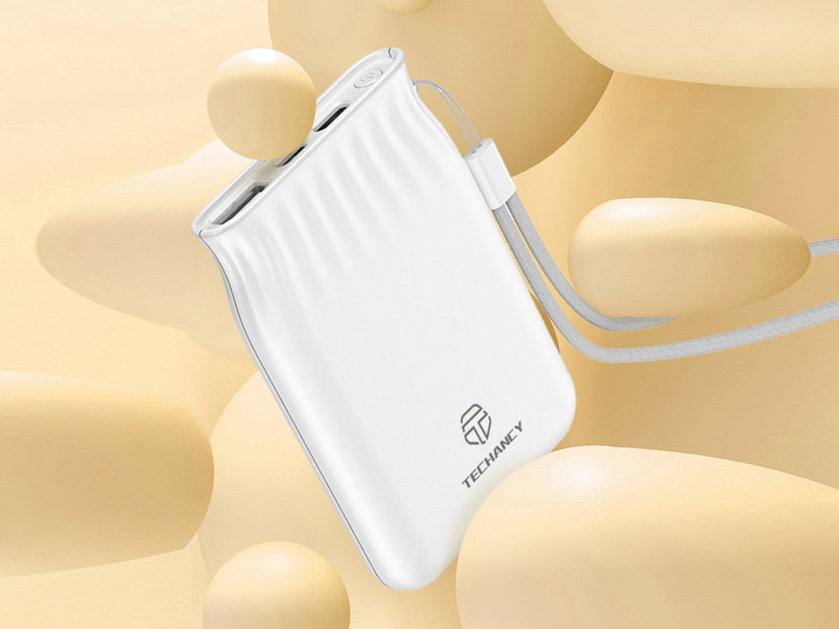 Techancy 6500mah Power Bank Branco