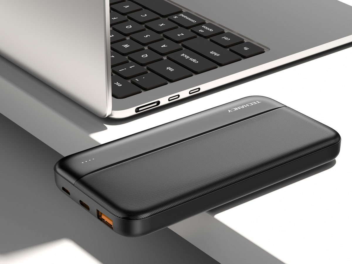 Techancy Power Bank 10000mah Preto