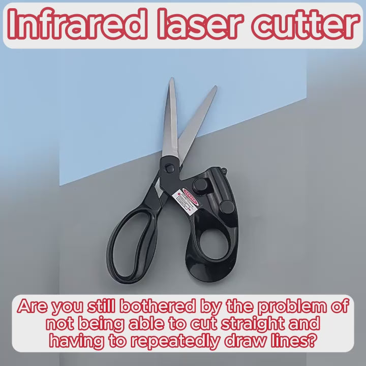 Laser Guided Scissors Stainless Steel Precision Shears 26x15cm