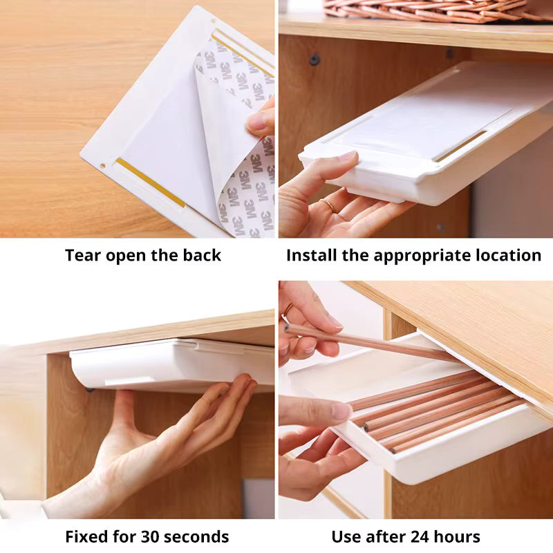 Zelvano™ Hidden Under-Desk Drawer
